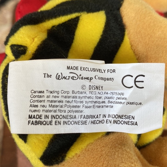 Disney Bee Pooh Bean Bag Plush 8” NWT - Picture 7 of 7
